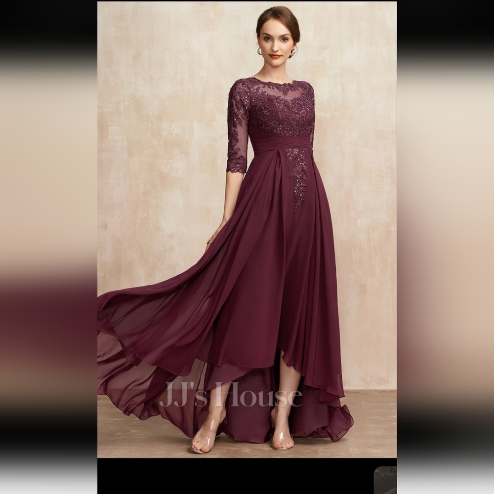 JJs house Mother of Bride dress